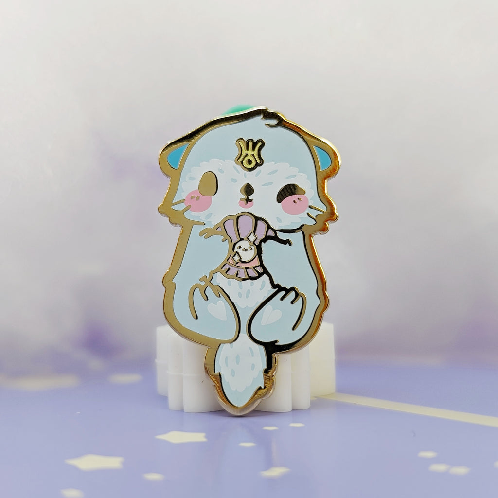 Secret Shop - 2021 - Baby Aquarius Otter -  Hard Enamel Pin