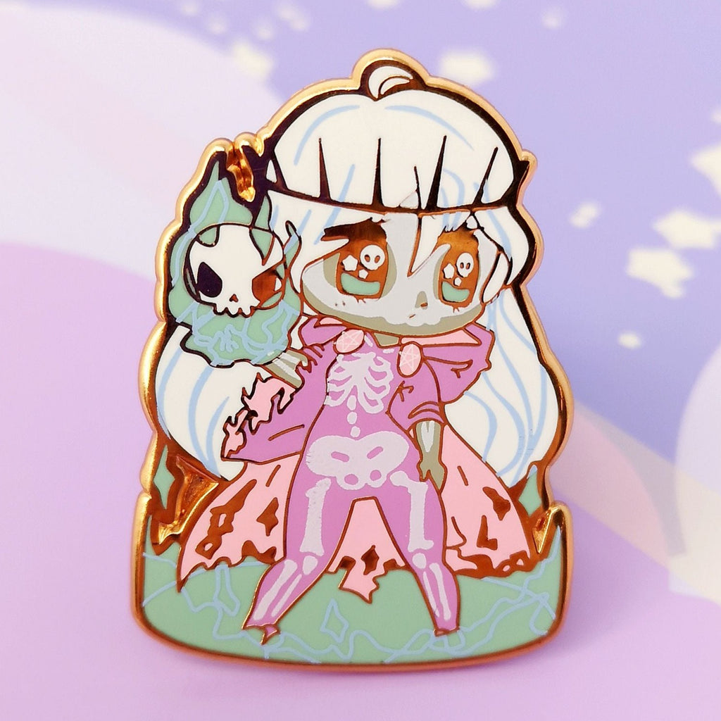 Monster Girls -- Pastel Lich -- Hard Enamel Pin
