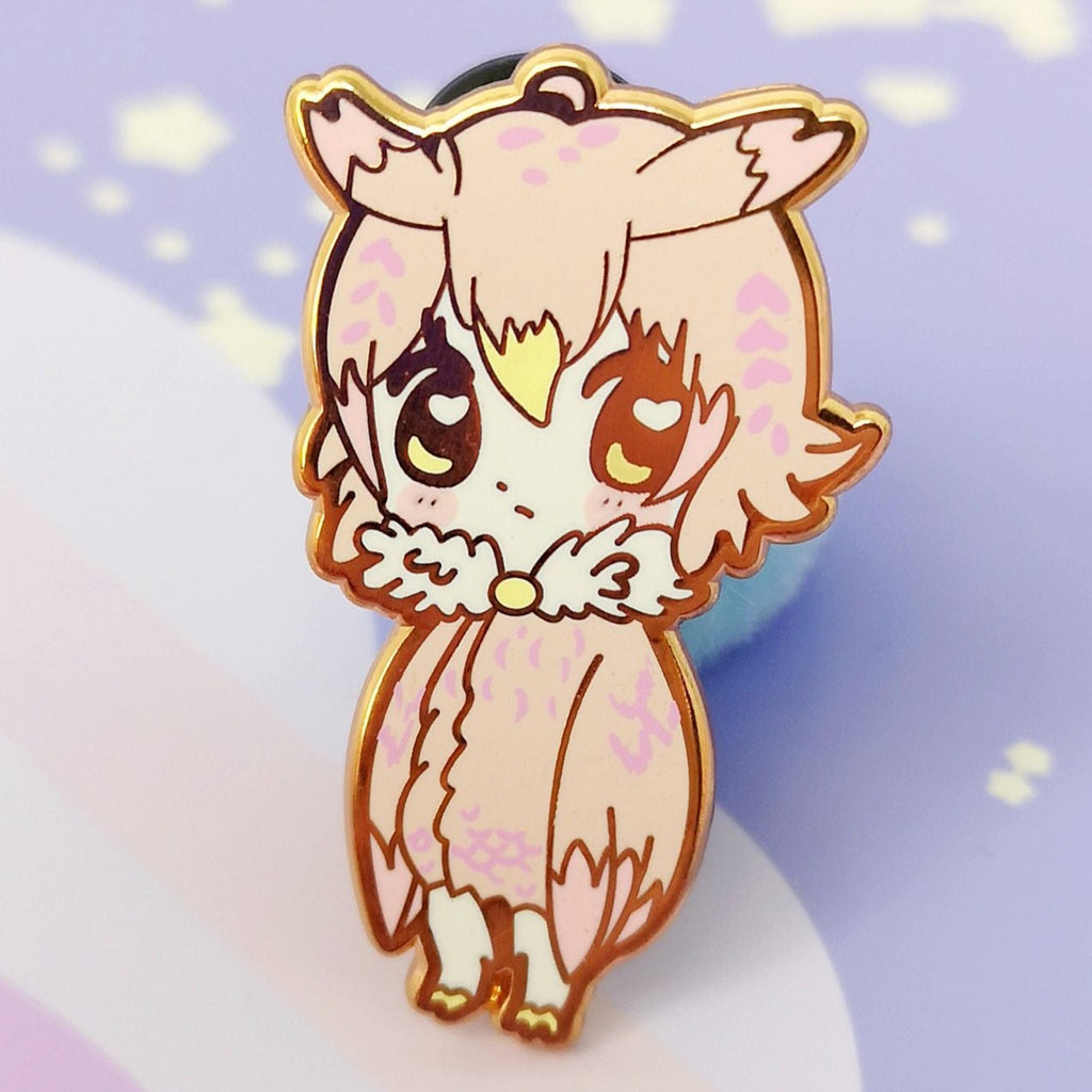 Monster Girls -- Spring Owl -- Hard Enamel Pin
