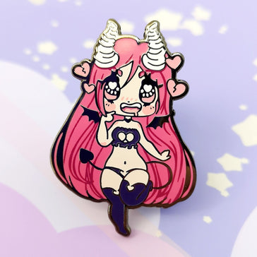 Monster Girls -- Dark Succubus -- Hard Enamel Pin - Kittynaut