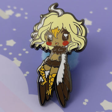 Monster Girls -- Eagle Harpy -- Hard Enamel Pin - Kittynaut
