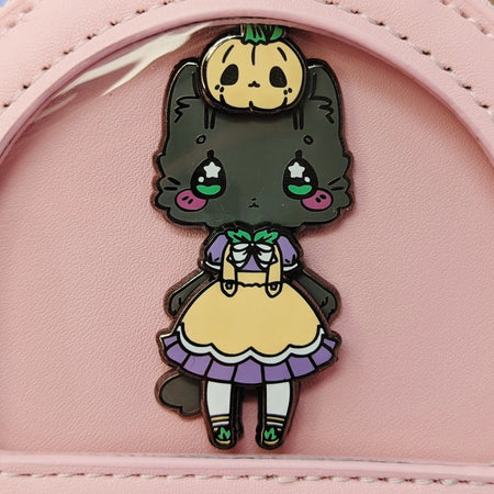 Katherine + Pumpkin Coord -- Hard Enamel Pin Set -- Dress Up Pin Dolls Collection