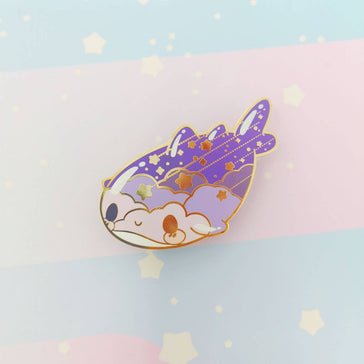 Starry Whaleshark -- Enamel Pin - Kittynaut