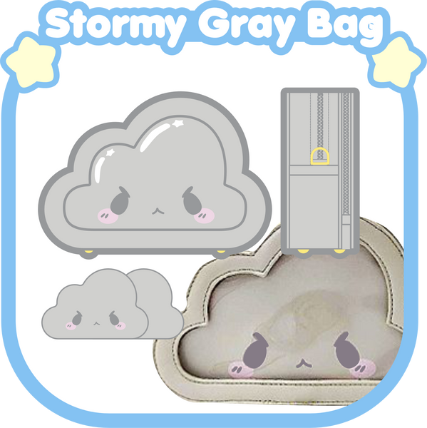 Cloud Ita Bag - Stormy Gray - Large – Kittynaut