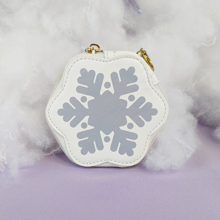 Snowflake Ita Keychain - White