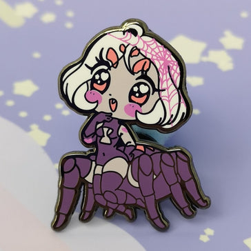 Monster Girls -- Purple Spider -- Hard Enamel Pin - Kittynaut