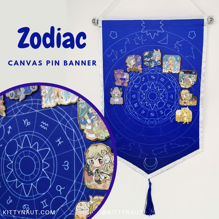 Large Zodiac Display Banner