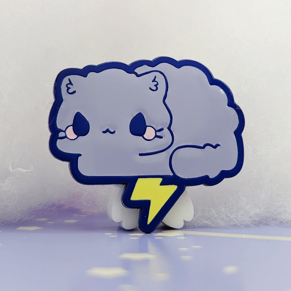 Stormy Kitty - Cloud Series - Enamel Pin