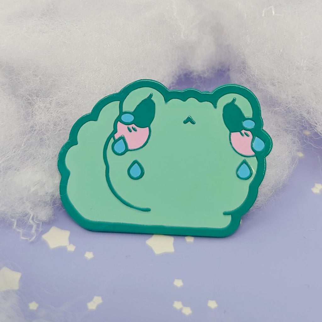 Rainy Frog - Cloud Series - Enamel Pin