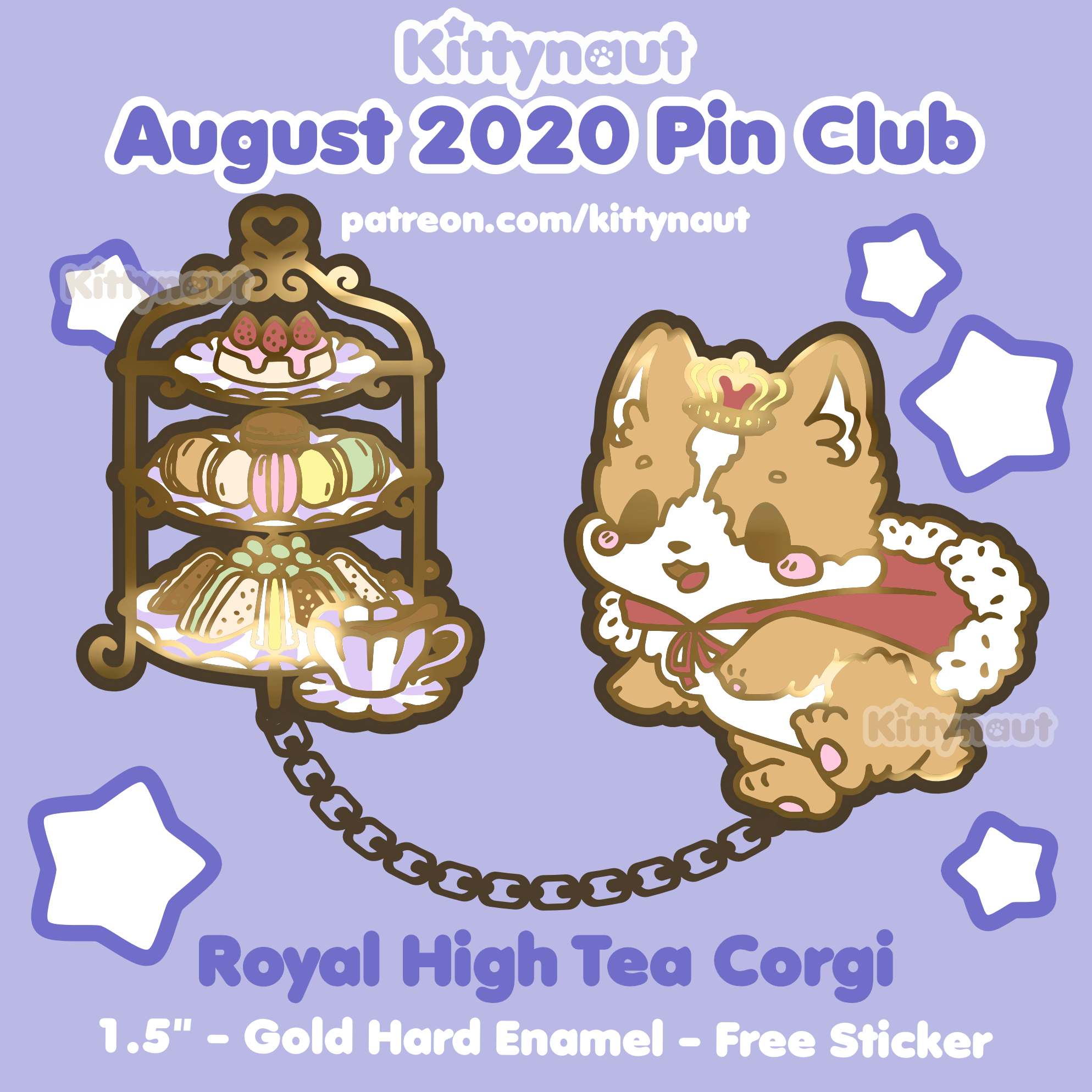 Secret Shop - August 2020 - High Tea Corgi - Kittynaut