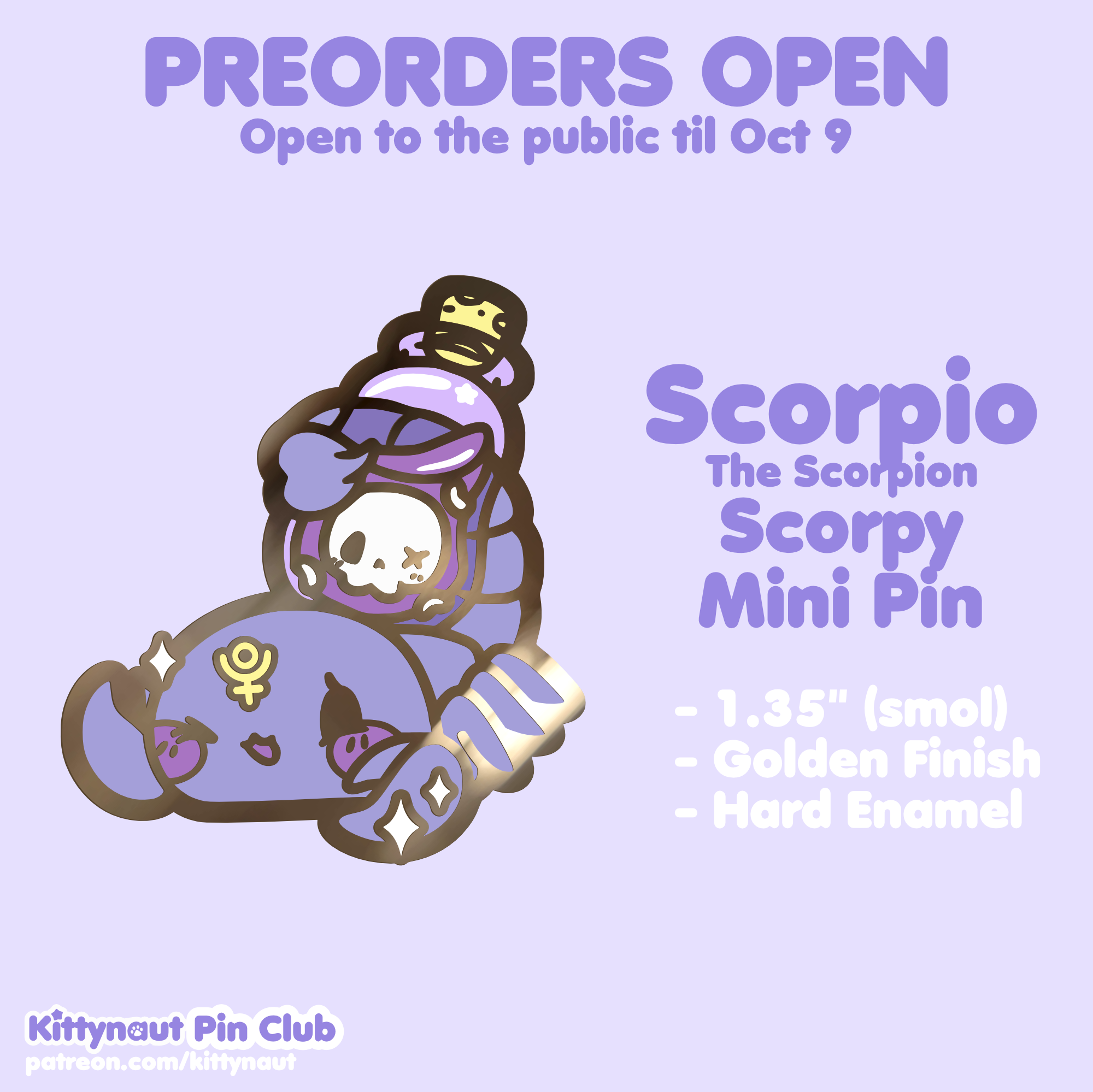 Secret Shop - 2021 - Baby Scorpy -  Hard Enamel Pin